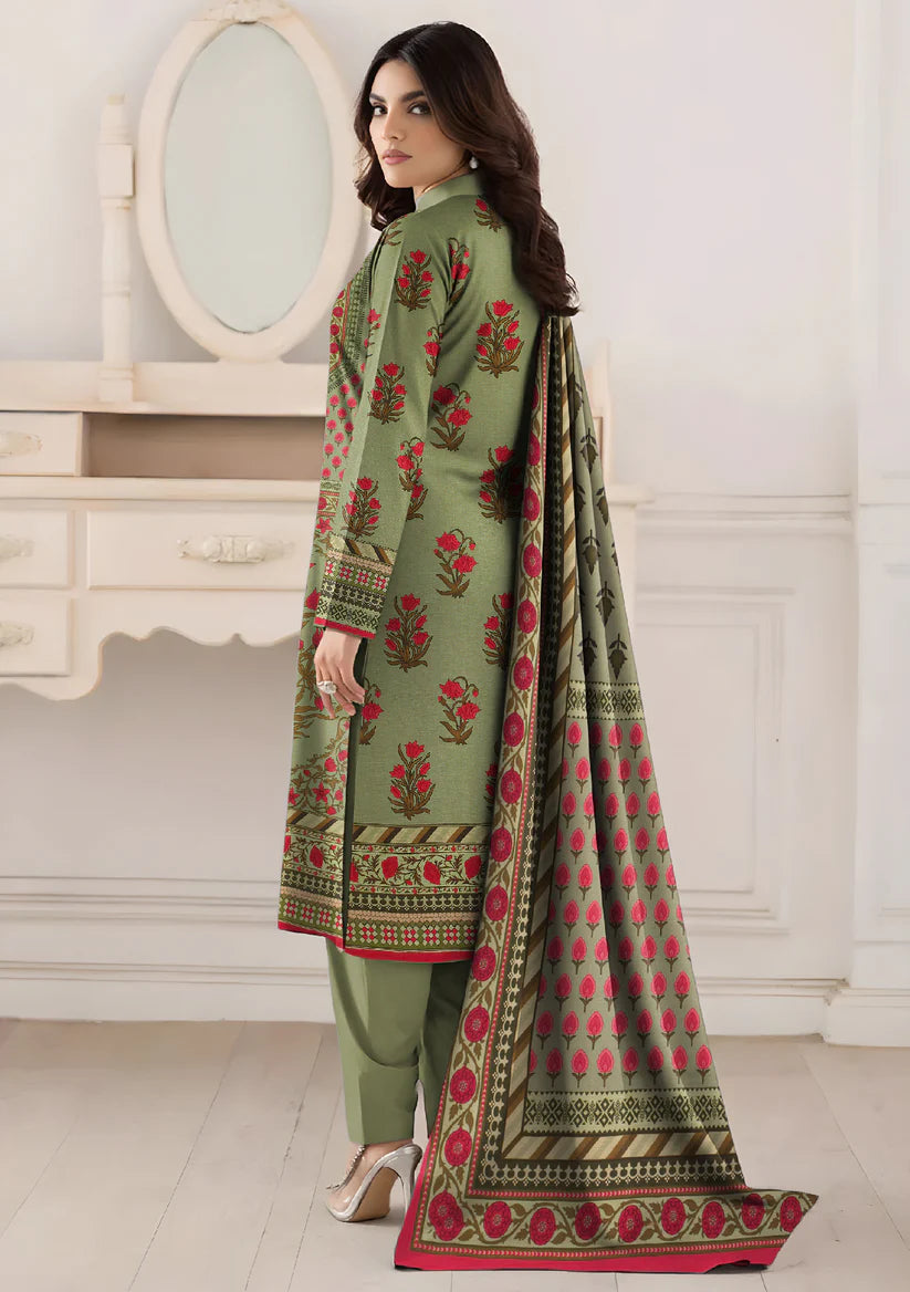 3PC Bin Noor Fab Shamray Unstitched Suit Vol-28