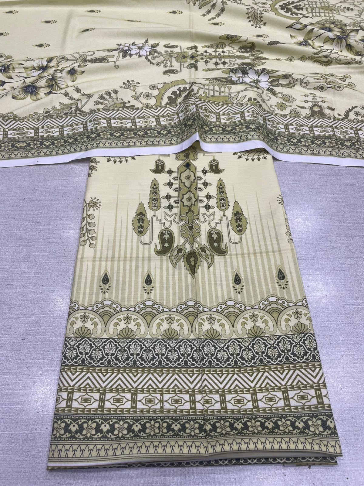 2Pc Dhanak Kameez & Dupatta Unstitched 73