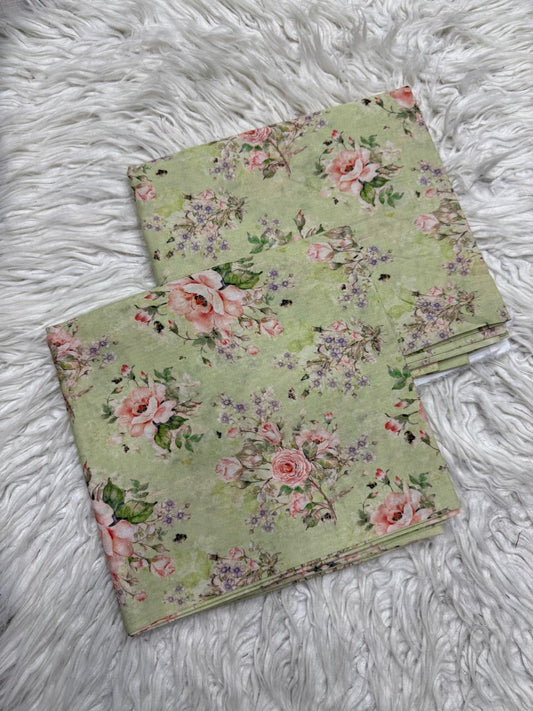 2Pc Lawn Allover Suit #41010