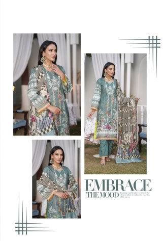 Noura Premium Lawn 3pc -0107