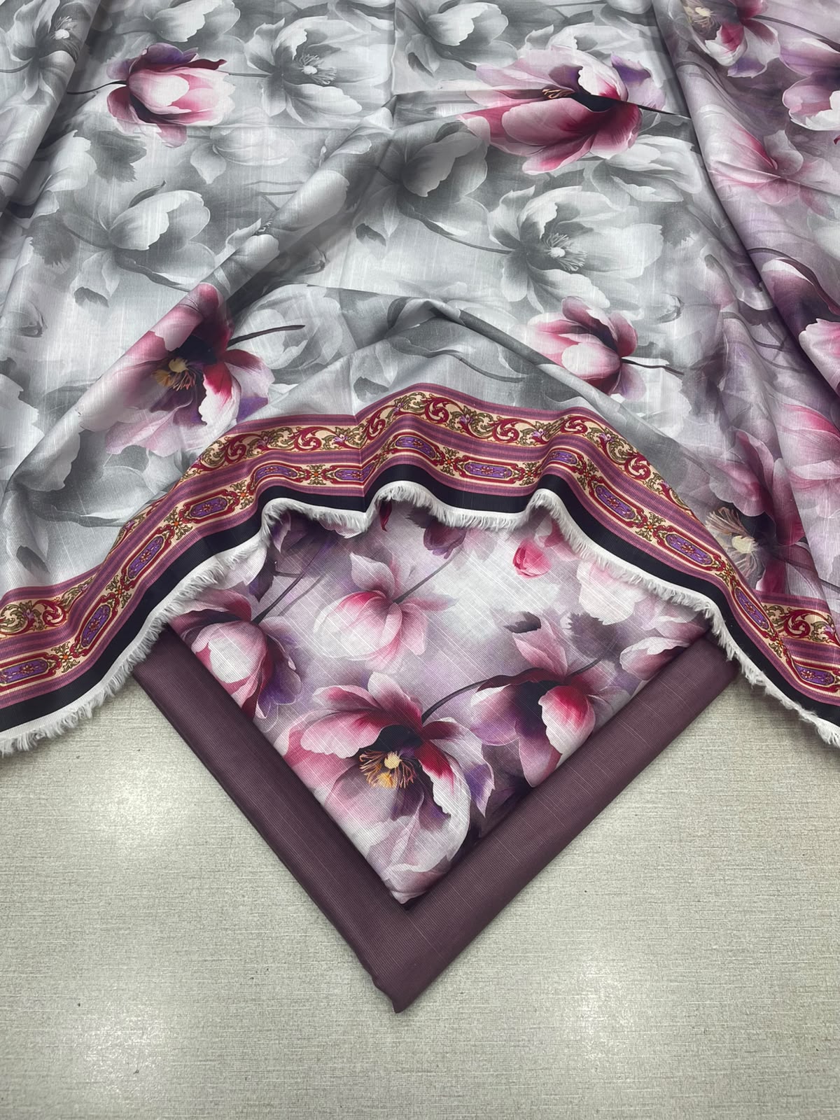 3Pc Slub Khaddar Unstitched Suit 24