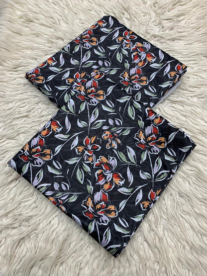 Bin Saeed 2Pc Lawn Digital Printed Unstitched Suit Vol-0159