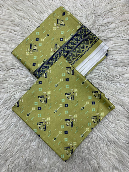 Bin Saeed 2Pc Lawn Digital Printed Unstitched Suit Vol-0163