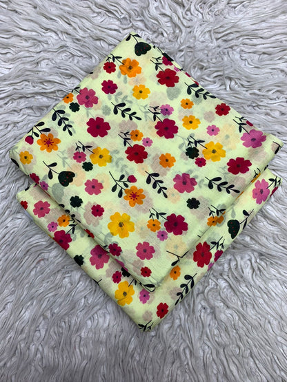 2Pc Lawn Digital Printed Suit 582