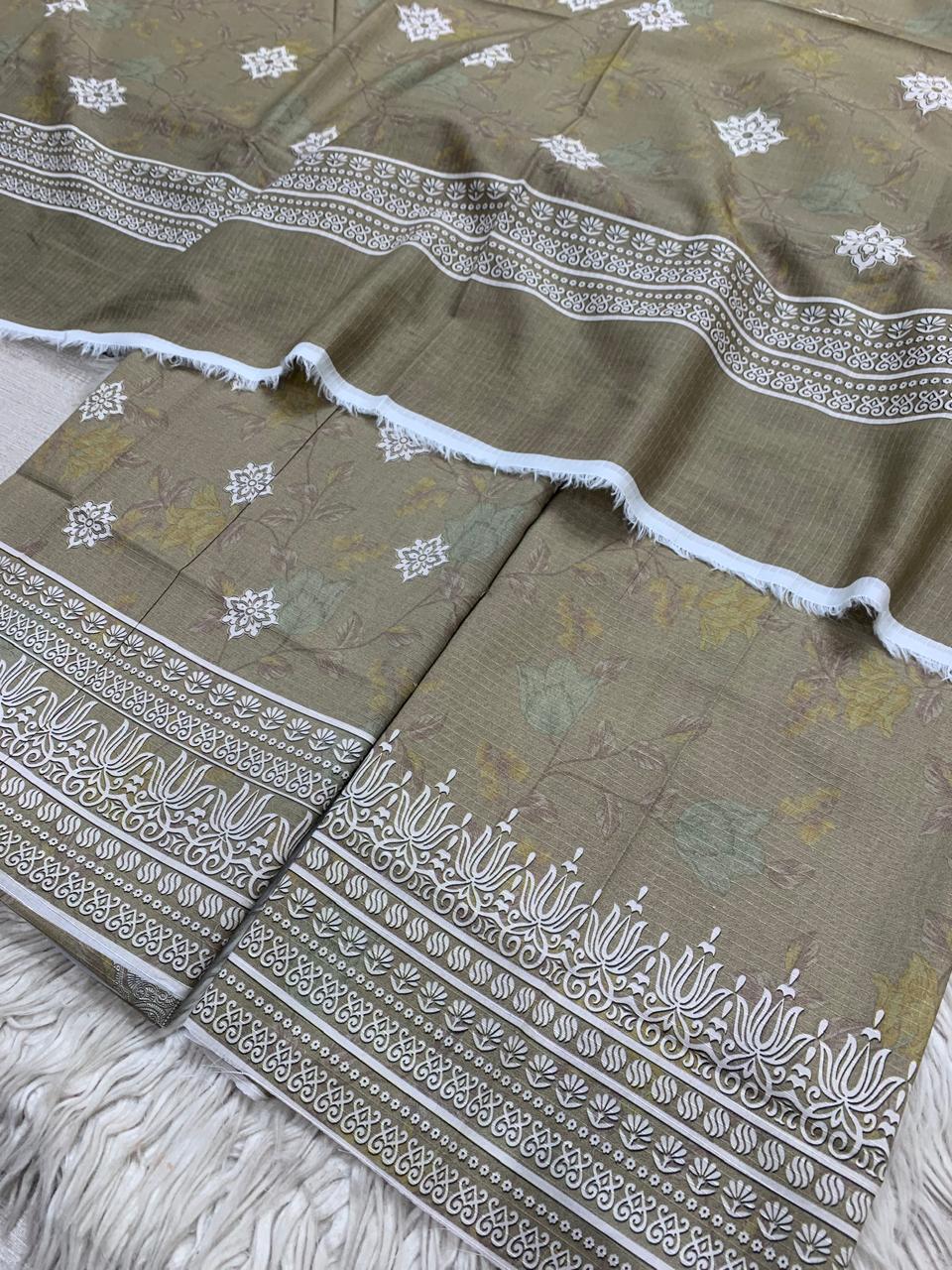 2Pc Sapphire Lawn Bana Dora Kameez & Duppata Vol-3204