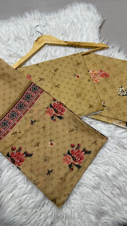 NOOR-E-JAHAN 3Pc Lawn  - #34583