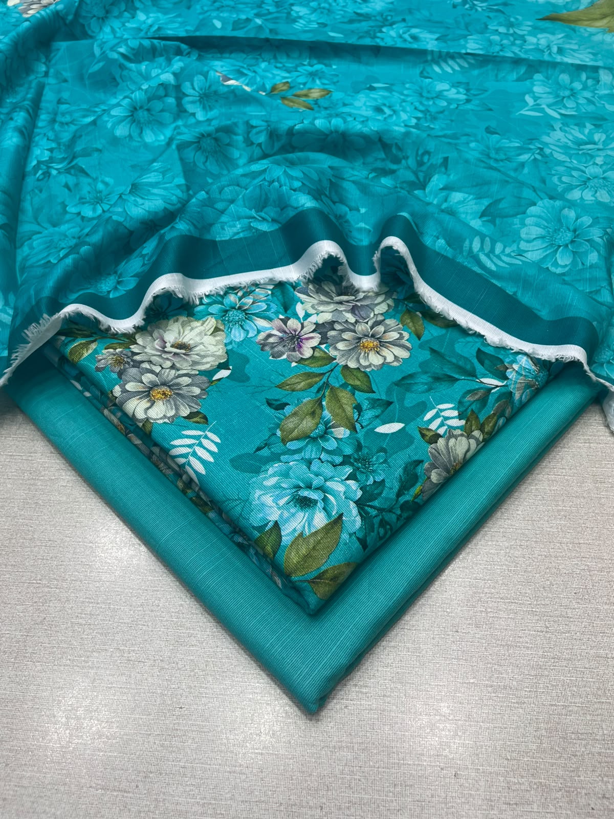 3Pc Slub Khaddar Unstitched Suit 24