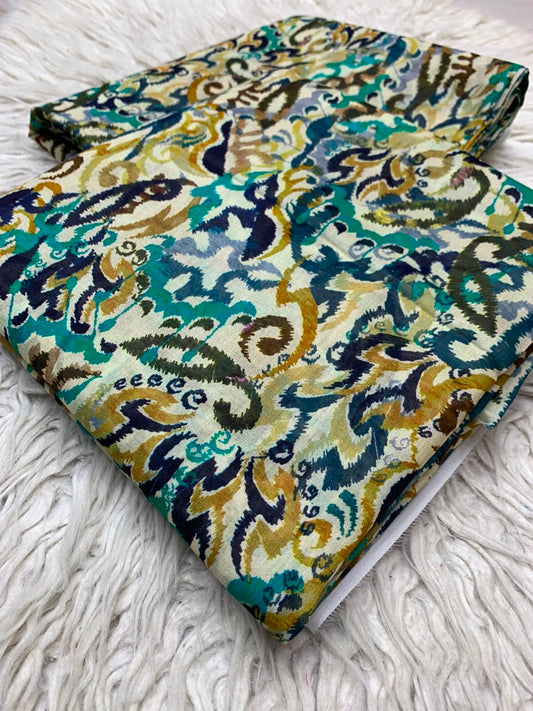 2Pc Al Karam Lawn Printed Suit Vol-533