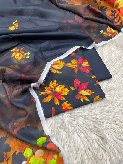 3Pc Zobia Lawn Unstitched Suit 29