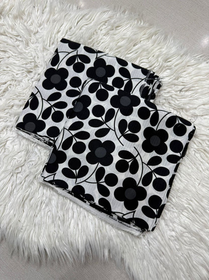 2Pc Linen Bana Doria Allover VOL - 0073