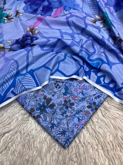 3Pc Same Digital Printed Lawn Suit 15