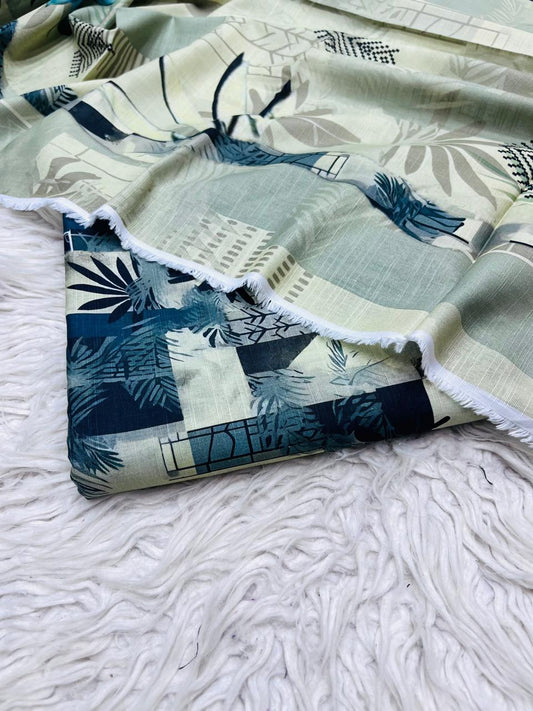 3Pc Slub Khaddar Allover Suit Vol-0117