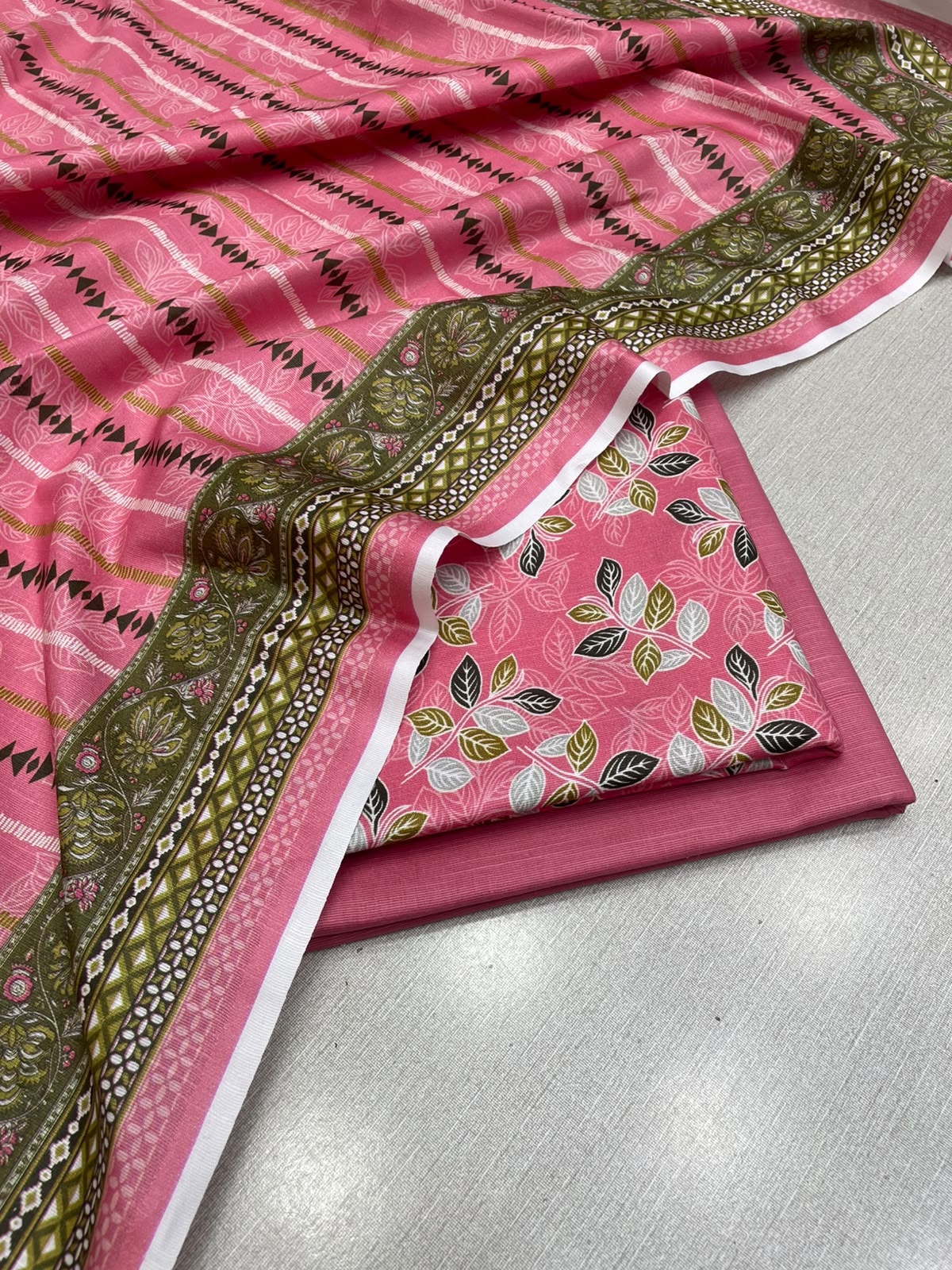 3Pc Slub Khaddar Unstitched Suit 25