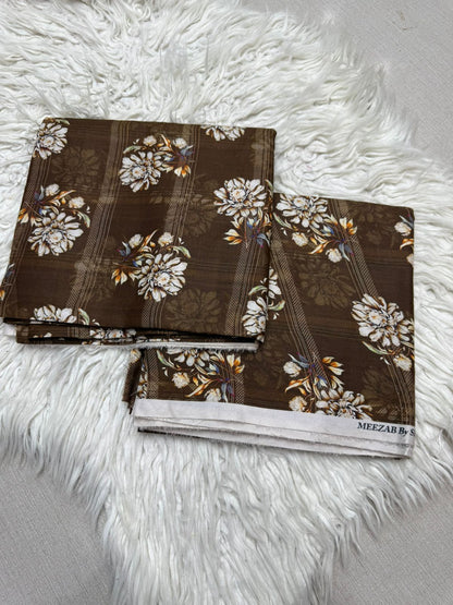 2Pc Linen Allover Suits VOL - 0066