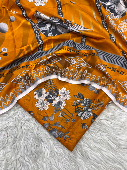 3Pc Same Digital Printed Lawn Suit 15
