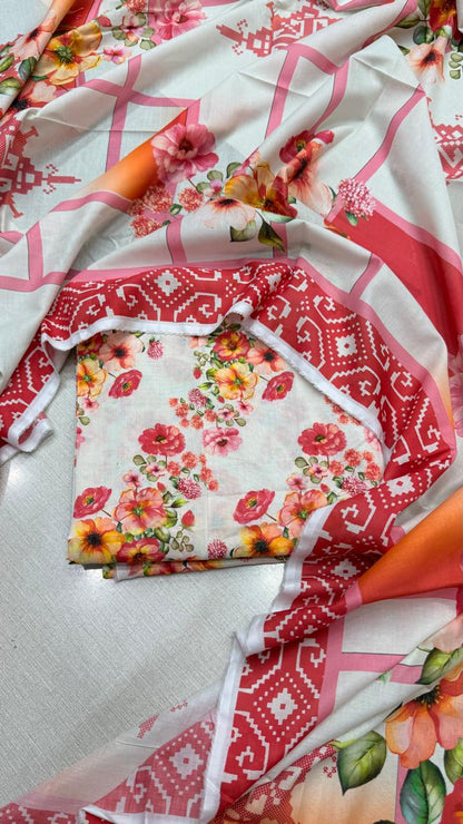 3 Piece Supima Lawn - #33112