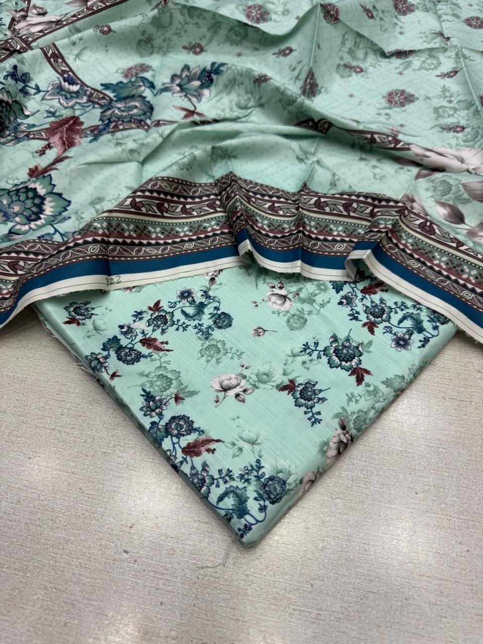 2Pc Kamal Slub Kameez & Dupatta Unstitched 61