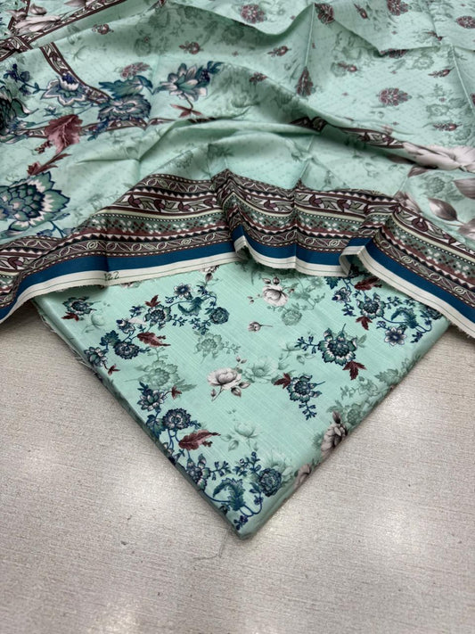 2Pc Kamal Slub Kameez & Dupatta Unstitched 61