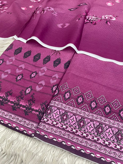 2Pc  Civic Lawn Kameez & Dupatta Vol-3193