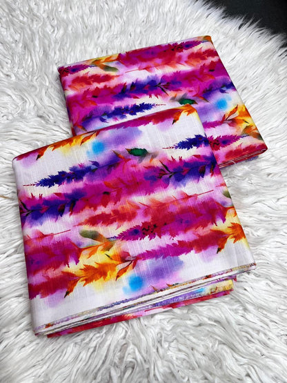 2Pc Slub Khaddar Allover Suit - 0076