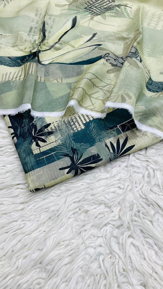 3Pc Sapphire Bana Dora Lawn Suit Vol-0119