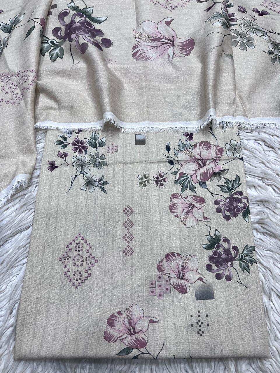 2Pc Karandi Kameez & Duppata Printed Vol-427