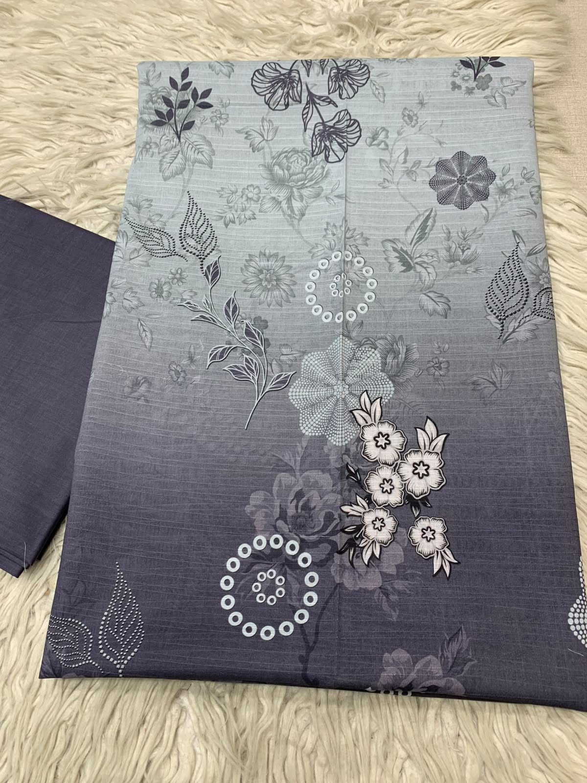 2Pc Dhaga Kari Print Lawn Suit Vol-525