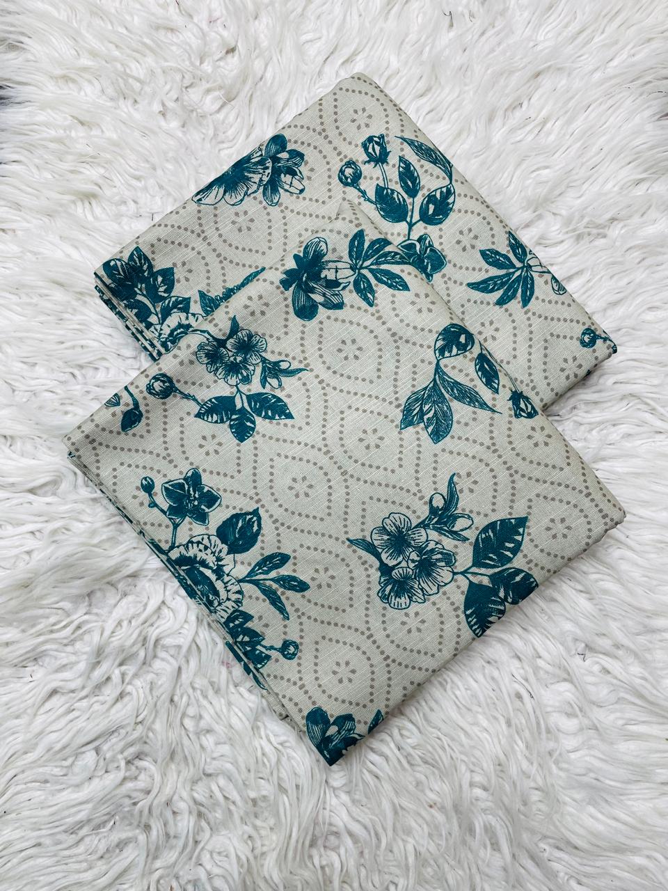 2 PC Slub Khaddar Allover Unstitched Suit Vol-0120