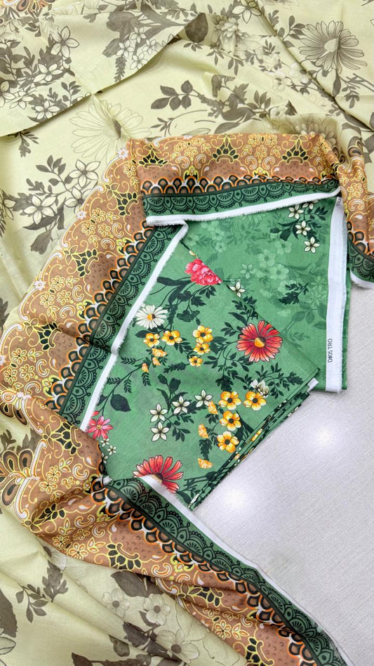 3 Piece Supima Lawn - D#05