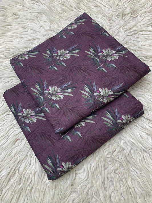 2Pc Lawn Bana Dora Suit Vol-0174