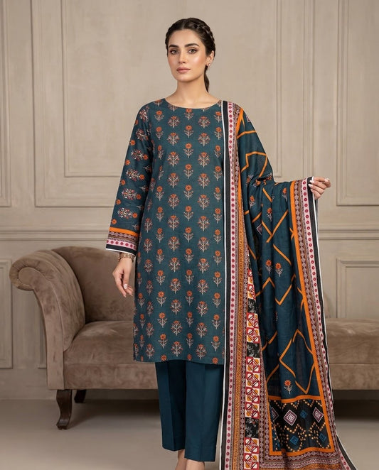 3Pc Zobia Lawn Unstitched Suit 29