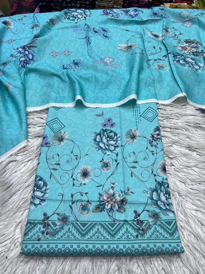 2Pc Karandi Kameez & Duppata Printed Vol-427