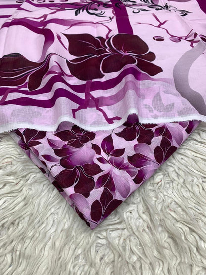 3Pc Lawn Bana Dora Suit Vol-0172