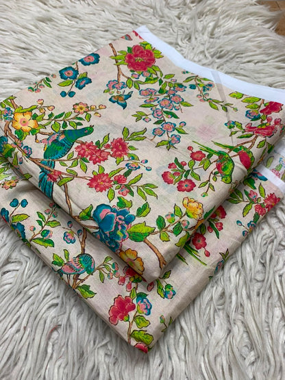 2Pc Lawn Digital Printed Unstitched Suit 25386