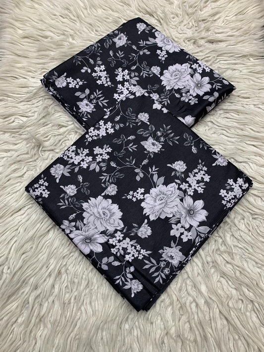 Bin Saeed 2Pc Lawn Digital Printed Unstitched Suit Vol-0159