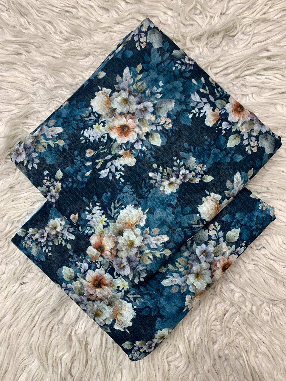 2Pc Lawn Bana Dora Suit Vol-0172