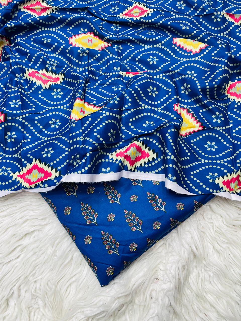 3 PC Lawn Digital Printed Unstitched Suit D#29988