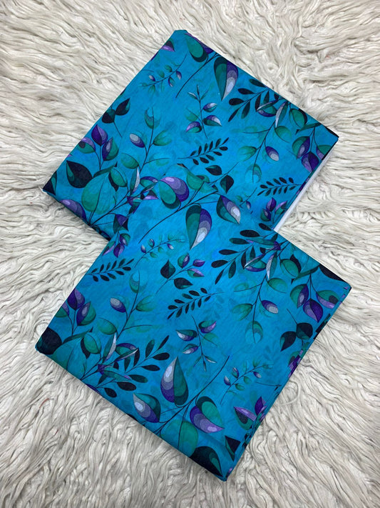 2Pc Al karam Lawn Digital Printed Unstitched Suit Vol-490