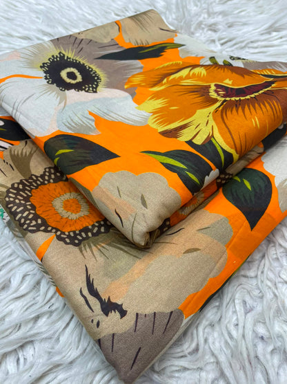 2Pc Al Karam Lawn Printed Suit Vol-580