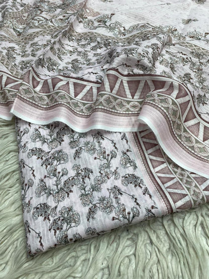 2Pc Lawn Tana  Dora Kameez & Duppata Printed Suit  Vol-3215