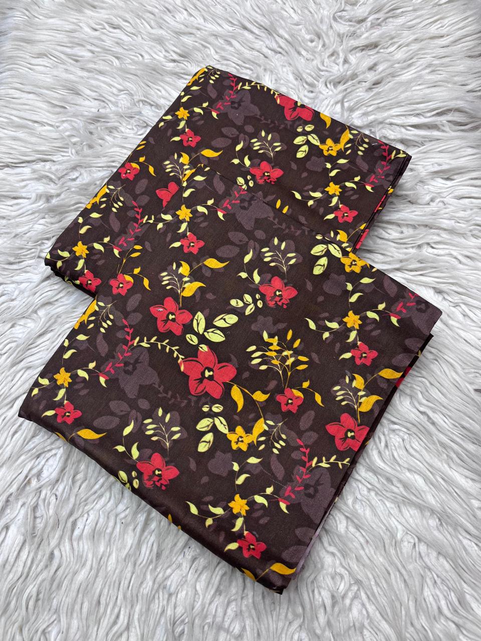 2Pc Lawn Allover Digital Printed Unstitched Suit Vol-1932