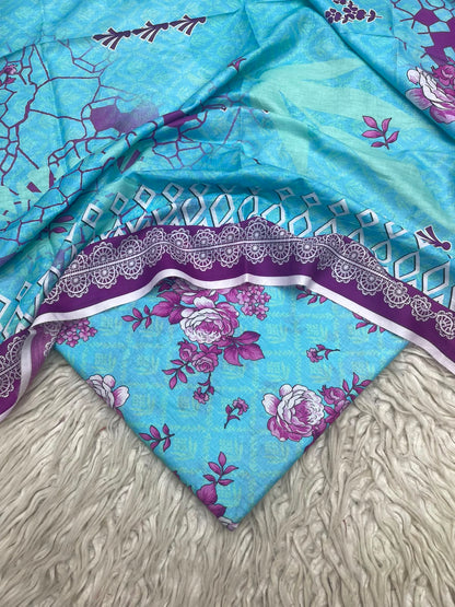 3Pc Same Digital Printed Lawn Suit 103