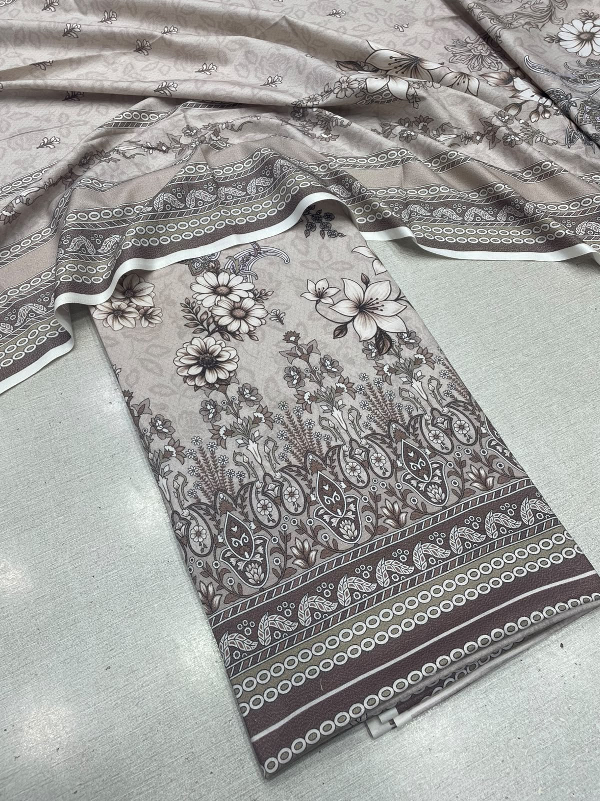 2Pc Dhanak Kameez & Dupatta Unstitched 73