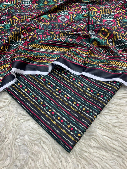 3Pc Printed Lawn Unstitched Suit 6224