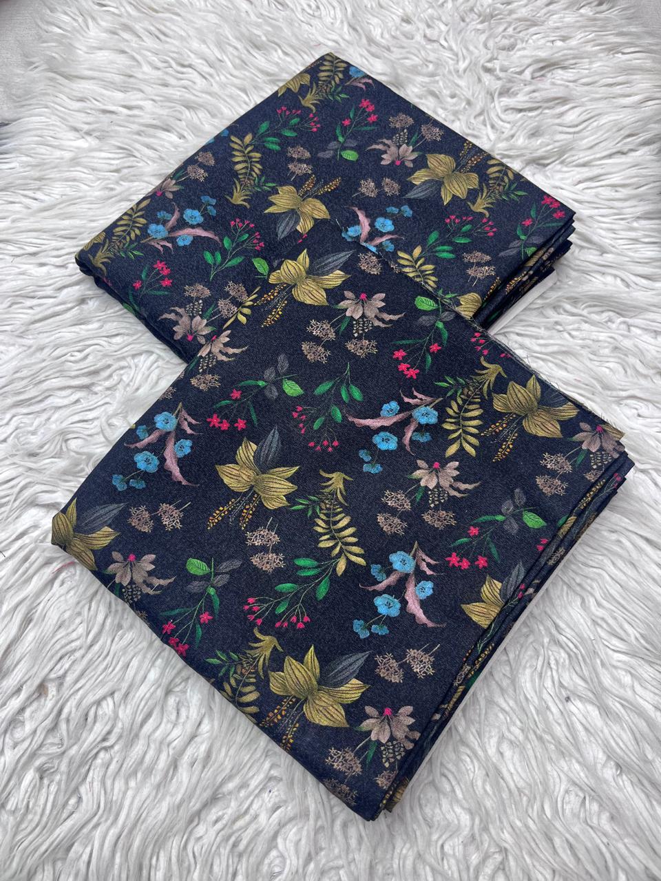 2Pc Karandi Allover Unstitched Suit VOL-922