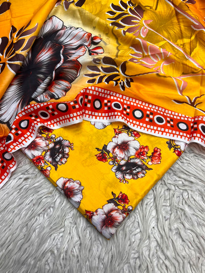 3Pc Same Digital Printed Lawn Suit 15