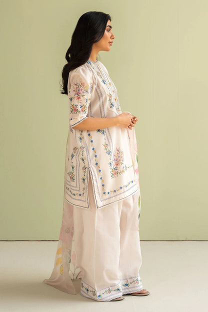 2Pc Kameez & Trouser - Blush Petal - #1432