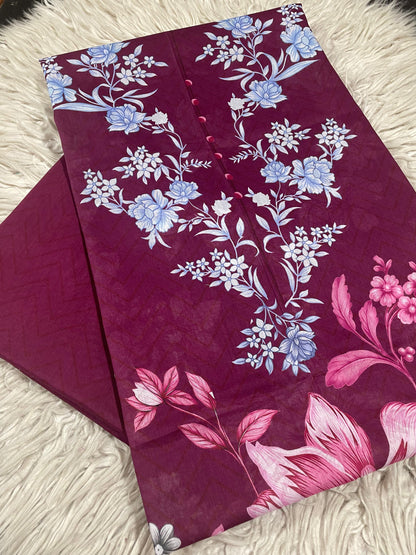 2Pc Lawn Digital Printed Suit 3234