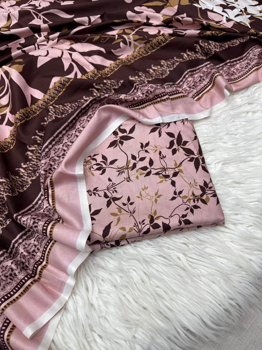 3Pc Al Karam Linen Suit #42109