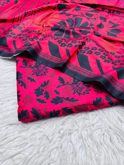 3Pc Crystal Linen Allover Suit Vol-0121